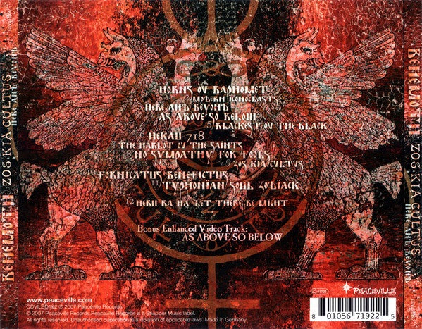 CD Behemoth – Zos Kia Cultus Here And Beyond - NOVO